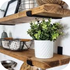 Rustic Floating Shelves logo